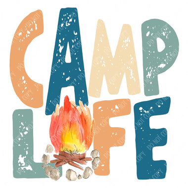 Camp Life Sublimation Transfer