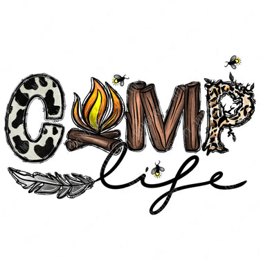 Camp Life Sublimation Transfer