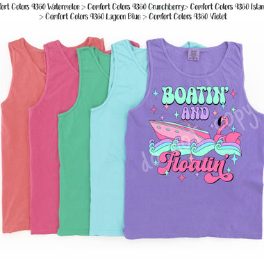 Boatin & Floatin Screen Print High Heat Transfer K9