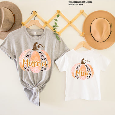 “No restocks” Mama Mini Pumpkin Screen Print High Heat Transfer