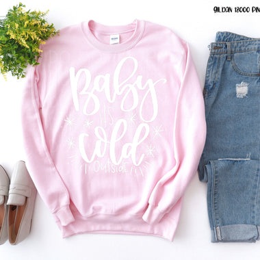 Baby It's Cold Outside Screen Print Transfer R83