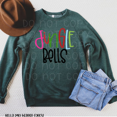 "No Restocks" Jingle Bells Screen Print Transfers *High Heat* I4