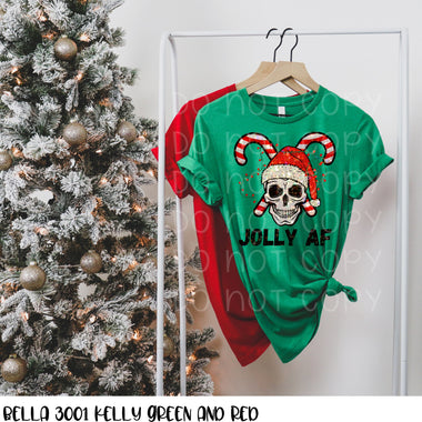 *No Restocks* Jolly AF Skull Screen Print High Heat Transfer V57