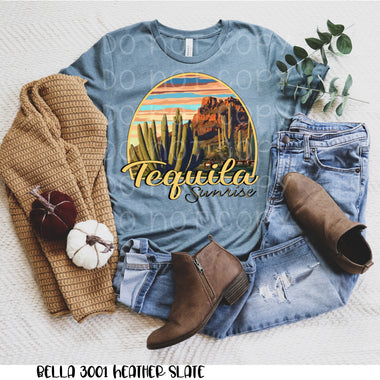 "No restocks" Tequila Sunrise Screen Print Transfer U165 *High Heat*