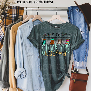 "No Restocks"The stockings were hung Screen Print Transfers *High Heat*W3