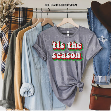 *No Restocks* Tis the Season Retro Screen Print Transfers *High Heat* V90