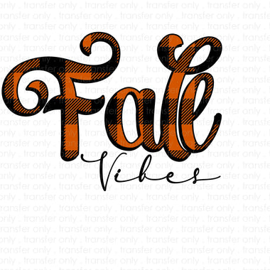 Fall Vibes Sublimation Transfer
