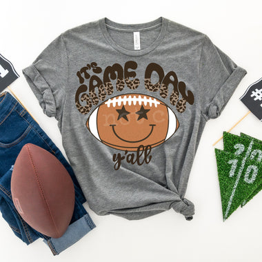 “Please see real life picture”Gameday Y'all Football Screen Print High Heat Transfer V127