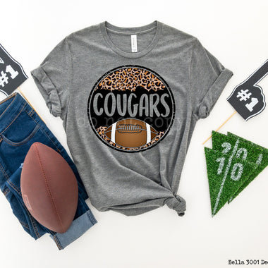 Cougars Screen Print High Heat Transfer Q100