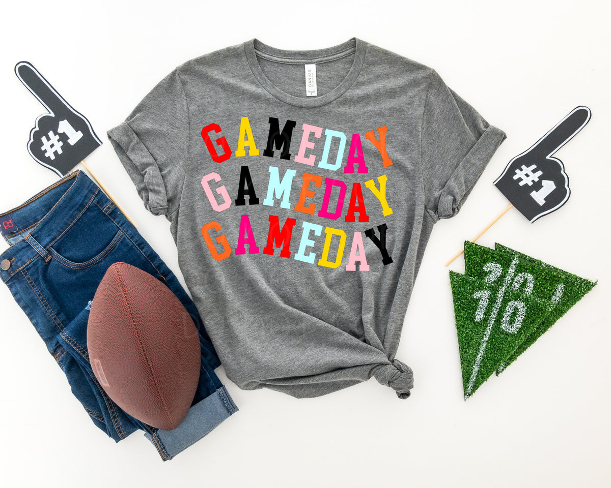 Game Day Football T-Shirt — Modified Screen Printing & Design
