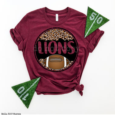 “No restocks” Lions Screen Print High Heat Transfer B19