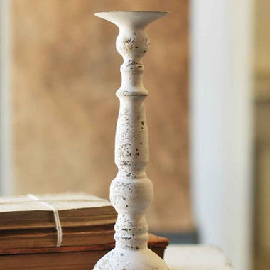 Alette Candle Holder Cream 11.5"