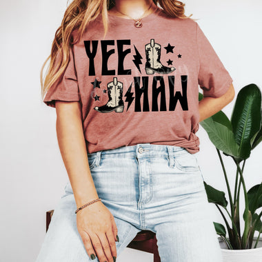 Yee Haw Screen Print High Heat Transfer B49
