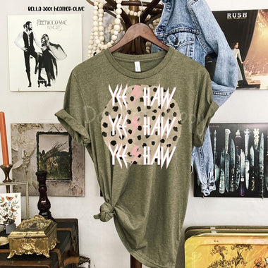 Yee Haw Screen Print High Heat Transfer W40