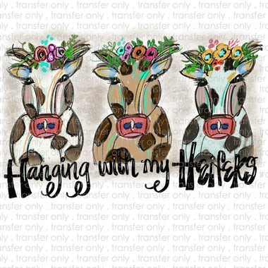 Hanging with my Heifers Sublimation Transfer