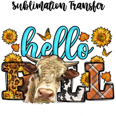 Hello Fall Sublimation Transfer