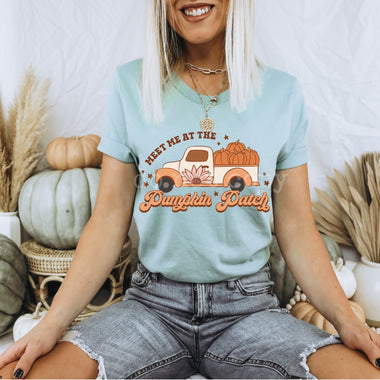 “No restocks” Take me to the Pumpkin Patch Truck Screen Print High Heat Transfer P36