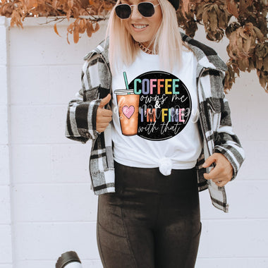 Coffee Owns Me Screen Print High Heat Transfer U104