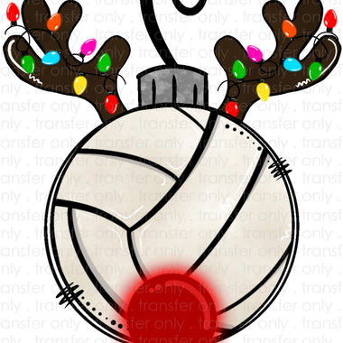 Volleyball Reindeer Sublimation Transfer