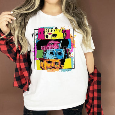 Friends Halloween Screen Print High Heat Transfer Q55