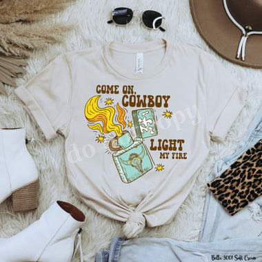 Come on Cowboy Screen Print High Heat Transfer P94