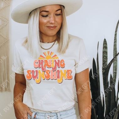 Chasing Sunshine Screen Print High Heat Transfer W105