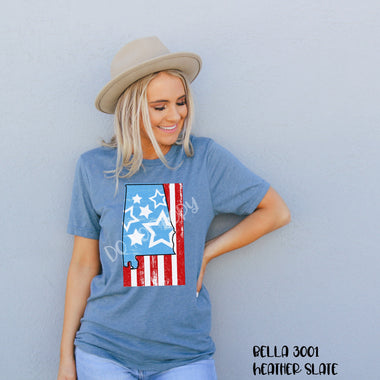*No Restocks* Alabama Flag Screen Print Transfer *High Heat* W37