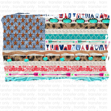 Funky Flag Sublimation Transfer