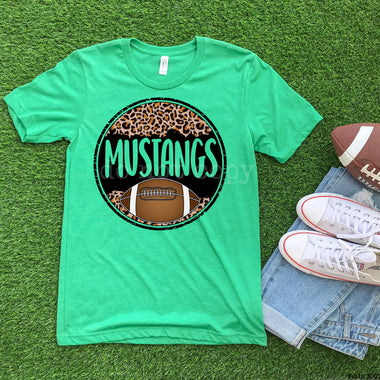 “No restocks” Mustangs Screen Print High Heat Transfer A13