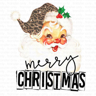 Merry Christmas Santa Sublimation Transfer