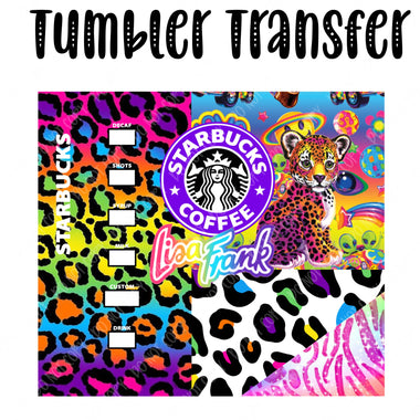 LF Coffee Skinny Tumbler Seamless Sublimation Transfer