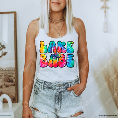 Lake Babe Screen Print High Heat Transfers V107