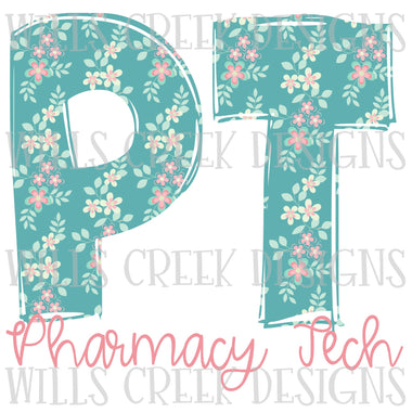 PT Pharmacy Doodle Digital Download