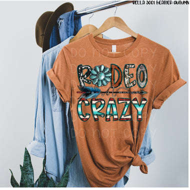 Rodeo Crazy Screen Print High Heat Transfer U170
