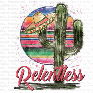 Relentless Cactus Sublimation Transfer