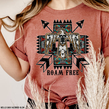 "No restocks" Roam Free Screen Print Transfer High Heat Q27