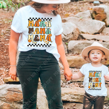 Mama Mini Daisy Screen Print Transfer