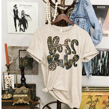 Boss Babe Camo Screen Print High Heat Transfer V2