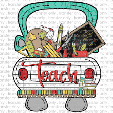 Teach Truck Sublimation Transfer