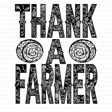 Thank a Farmer Sublimation Transfer