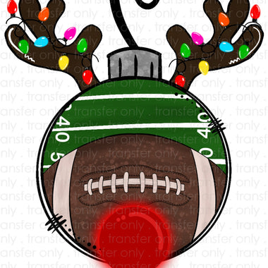 Football Reindeer Sublimation Transfer