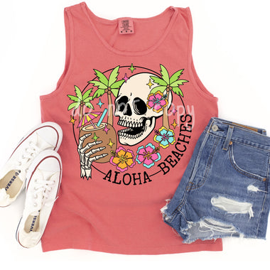 Aloha Beaches Screen Print High Heat Transfer V27