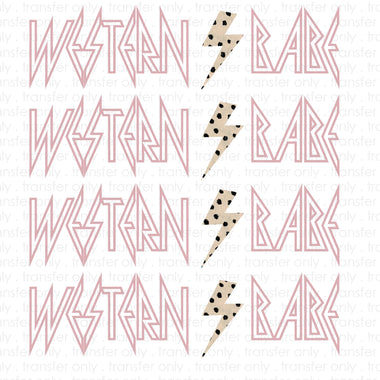 Western Babe Sublimation Transfer