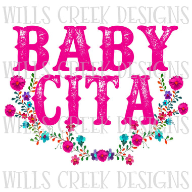 Babycita Floral Pink Digital Download
