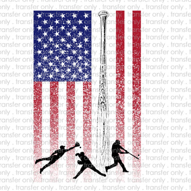 Baseball Flag Sublimation Transfer