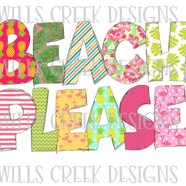 Beach Please Digital Download