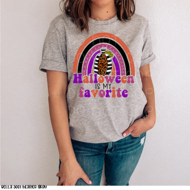 *No Restocks* Halloween is my Fav Rainbow Screen Print High Heat Transfer W111