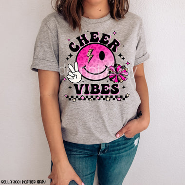 Cheer Vibes Screen Print High Heat Transfer U62