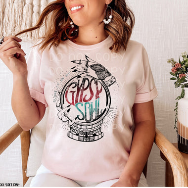 Gypsy Soul Screen Print Transfer High Heat Q34