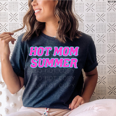 Hot Mom Summer Screen Print Transfers Q74
